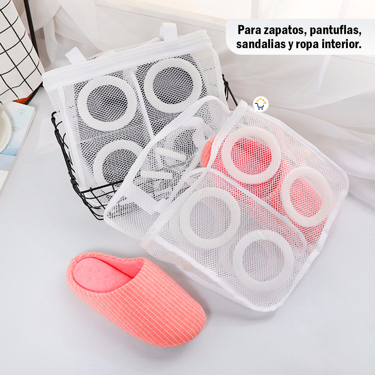 Miniatura 2 de Malla Para Lavar Zapatos Lavadora XX001